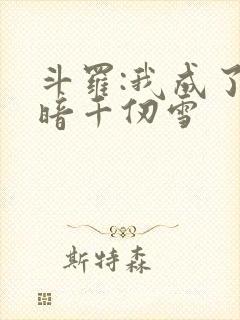 斗罗:我成了黑暗千仞雪