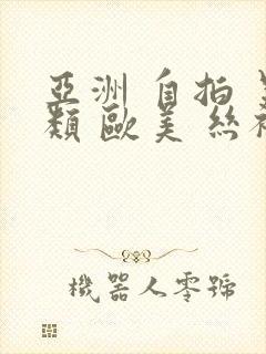 亚洲 自拍 另类 欧美 丝袜