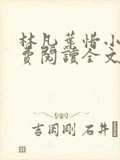 林凡叶惜小说免费阅读全文最新章节