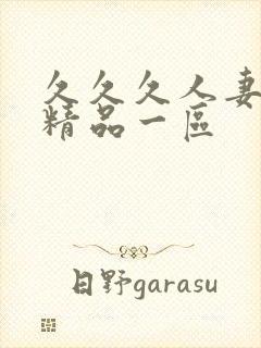 久久久人妻少妇精品一区