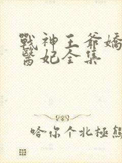 战神王爷娇宠小医妃全集
