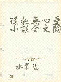 从此无心爱良夜小说全文阅读