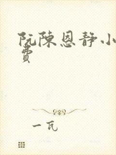 阮陈恩静小说免费封面