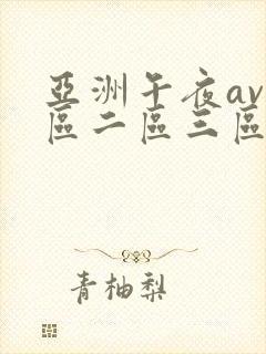 亚洲午夜av一区二区三区封面