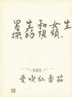 男生和女生一起操的视频.