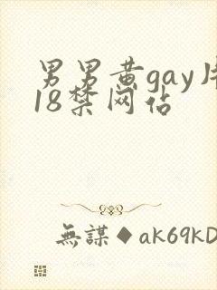 男男黄gay片18禁网站封面