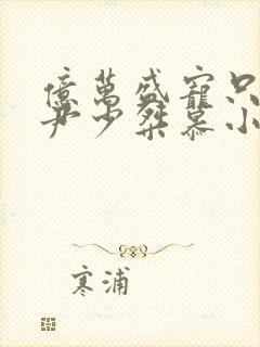 亿万盛宠只为你尹少桀慕小小