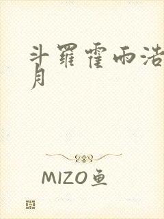 斗罗霍雨浩在日月