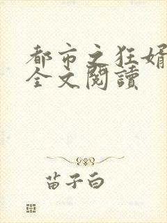 都市之狂婿战神全文阅读