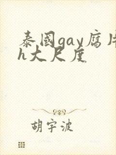 泰国gay腐片h大尺度