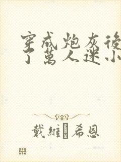 穿成炮灰后我成了万人迷小说