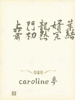 上门龙婿叶辰,萧初然完结版