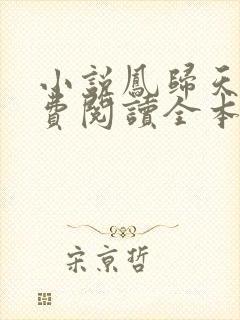 小说凤归天下免费阅读全本