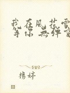 我在风花雪月里等你 无弹窗