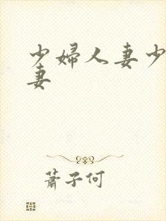 少妇人妻少妇人妻