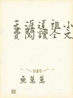 天涯道祖小说免费阅读全文无弹窗