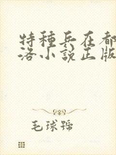 特种兵在都市杨洛小说正版封面