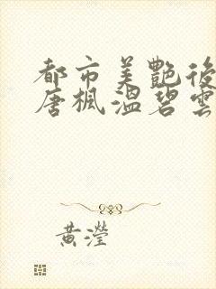 都市美艳后宫(唐枫温碧云)