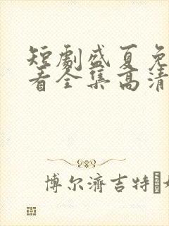 短剧盛夏免费观看全集高清