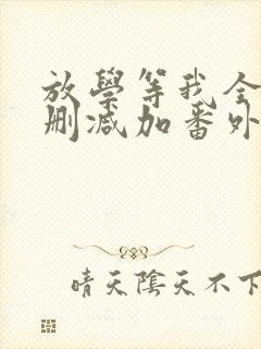 放学等我全文无删减加番外txt