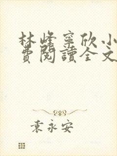 林峰宁欣小说免费阅读全文最新章节笔趣阁