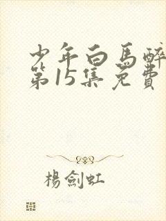 少年白马醉春风第15集免费观看封面