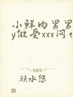 小鲜肉男男gay做受xxx网站封面