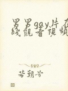 男男gay片在线观看视频