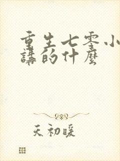 重生七零小辣媳讲的什么