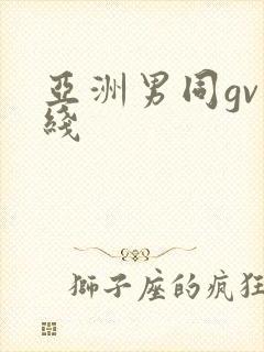亚洲男同gv在线封面