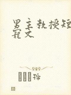 男主教授短篇甜宠文