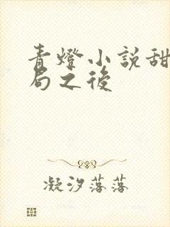 青灯小说甜文结局之后