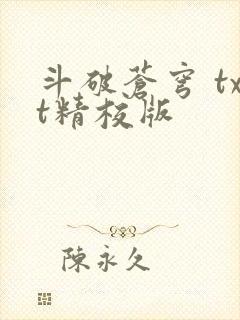 斗破苍穹 txt精校版封面