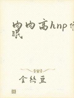 肉肉高hnp催眠