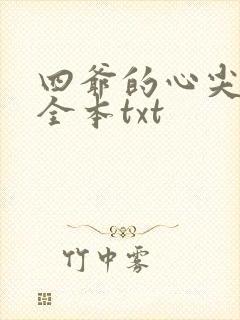 四爷的心尖宠妃全本txt