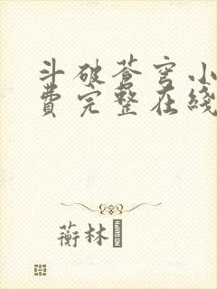 斗破苍穹小说免费完整在线阅读封面