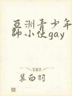 亚洲青少年同性帅小伙gay