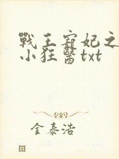 战王宠妃之倾世小狂医txt封面