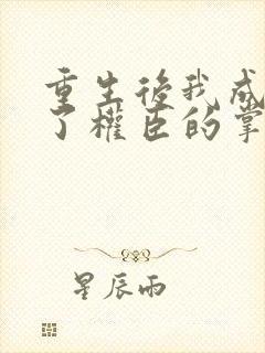 重生后我成我成了权臣的掌中娇