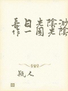 长日光阴渺渺乱作一团光阴似箭小说