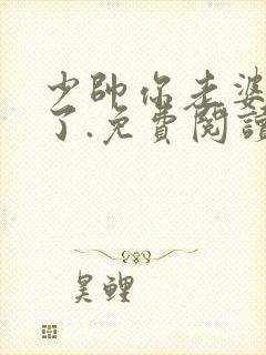 少帅你老婆又跑了.免费阅读