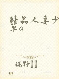 精品人妻少妇嫩草a封面