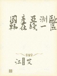 国产亚洲欧美日韩在线一区封面