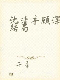 沈清音顾泽番外结局