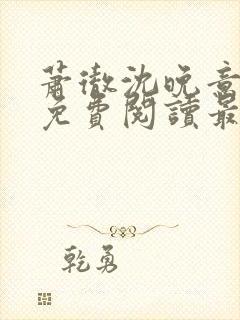 萧彻沈晚意全文免费阅读最新章节l09封面