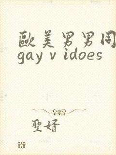 欧美男男同性恋gayⅴidoes