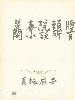 丽春院头牌笔趣阁小说所有小说