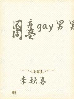 国产gay男男同受封面