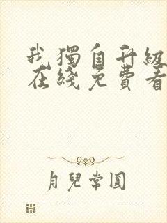 我独自升级漫画在线免费看全集封面