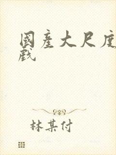 国产大尺度激情戏